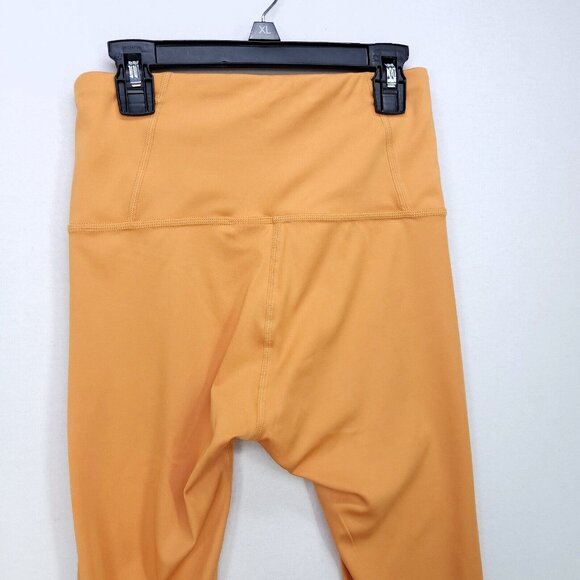 Reebok Women's Tights WOR Big Logo Size Small Workout Comfort Training Orange - Picture 16 of 16